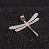 Tarnish Resistant Boy Jewelry Original Color 201 Stainless Steel Dragonfly Pendants STAS-I032-210-2