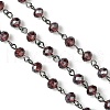 Handmade Glass Beaded Chains for Necklaces Bracelets Making AJEW-JB00132-02-1