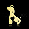 Ion Plating(IP) 304 Stainless Steel Pendants STAS-N090-LA880-2-1