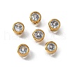 201 Stainless Steel Rhinestone Pendants STAS-F318-02G-1