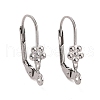 Tarnish Resistant 304 Stainless Steel Leverback Earring Findings STAS-E007-1-1
