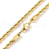 304 Stainless Steel Enamel Necklaces NJEW-Q338-02G-4