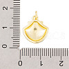 Rack Plating Brass Enamel Pendants KK-P269-09G-4