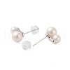 925 Sterling Silver Studs Earring EJEW-H002-18P-2