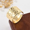 Brass Cuff Rings RJEW-B119-02G-2