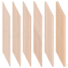 Olycraft 60Pcs 6 Styles Beech Wood Sticks DIY-OC0011-70-1