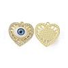 Rack Plating Alloy Rhinestone Pandants PALLOY-O109-01LG-1