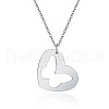 Non-Tarnish Stainless Steel Pendant Necklaces FZ5872-2-1
