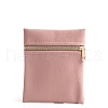 Rectangle PU Leather Jewelry Gift Zipper Bags PW-WGB98FA-18-1