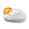 Weather Theme Opaque Resin Cabochons RESI-Q227-08-2