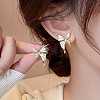 Butterfly Alloy Enamel Stud Earrings FS-WGA0046-01-2