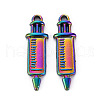 Rainbow Color Alloy Pendants PALLOY-S180-132-NR-2