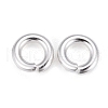 Rack Plating Brass Jump Rings KK-O139-18K-S-3