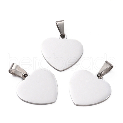 Non-Tarnish 304 Stainless Steel Stamping Blank Tag Pendants STAS-L220-02C-B01-1