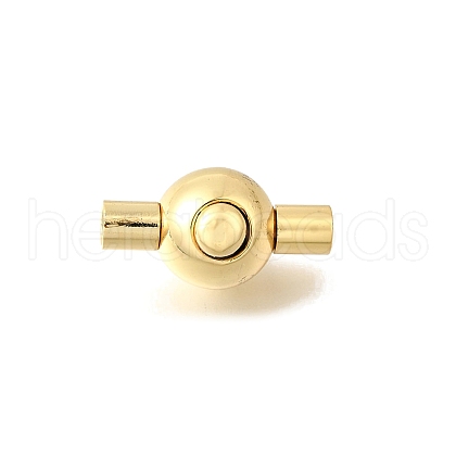 Brass Bayonet Clasps KK-P306-09G-1