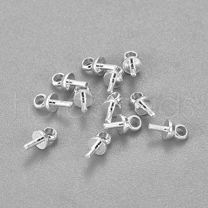 304 Stainless Steel Cup Pearl Peg Bails Pin Pendants X-STAS-H436-15S-1