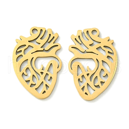 201 Stainless Steel Pendants STAS-U003-22G-1