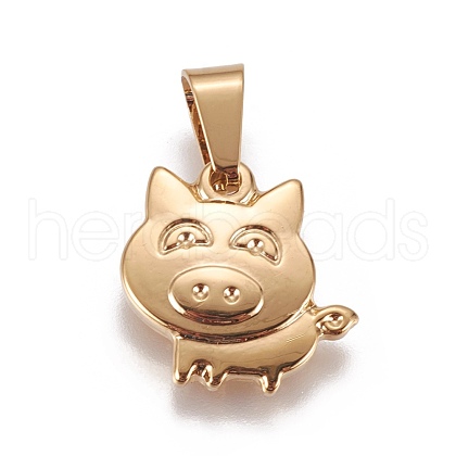 304 Stainless Steel Charms STAS-L222-21G-1