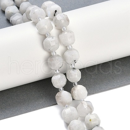 Natural Rainbow Moonstone Beads Strands G-B125-O10-01-1