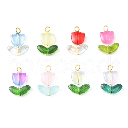 Glass Pendants PALLOY-TA00059-03-1