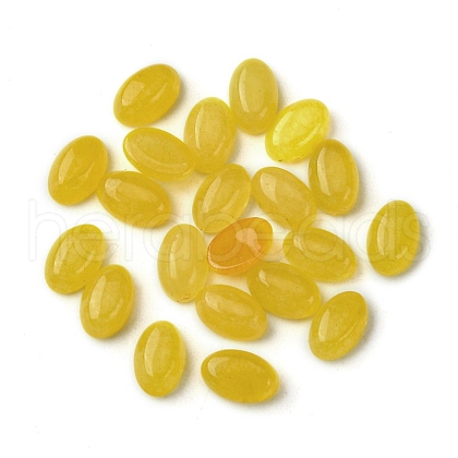 Natural White Jade Cabochons G-A094-01A-32-1