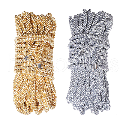 2Pcs 2 Colors Polyester Twisted Cord DIY-CA00001-1