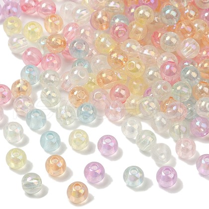 Transparent Acrylic Beads OACR-B031-06-6mm-1
