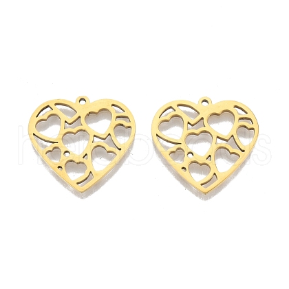 Ion Plating(IP) 201 Stainless Steel Pendants STAS-N098-100LG-1
