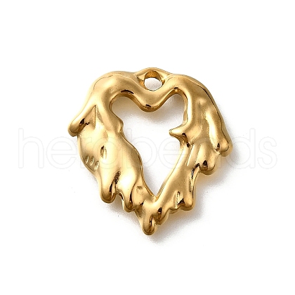 304 Stainless Steel Pendants STAS-V006-03G-04-1