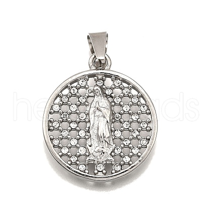 304 Stainless Steel Pendants STAS-B086-09H-P-1