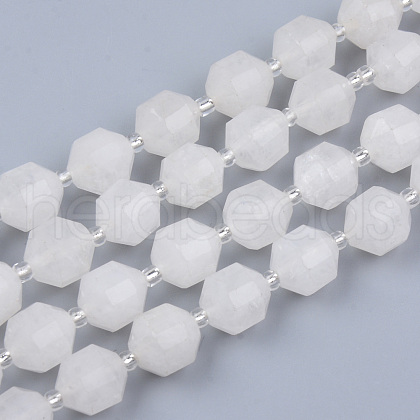 Natural White Jade Beads Strands G-R482-33B-10MM-1