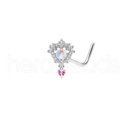 Brass Rhinestone Nipple Rings WG50E44-11-1
