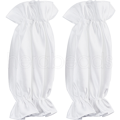 Satin Arm Sleeves for Women AJEW-WH20001-36B-1