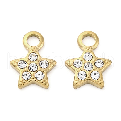 304 Stainless Steel Charms STAS-V003-05G-11-1