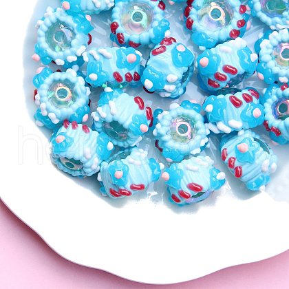 Opaque Acrylic Beads PW-WGF3828-03-1