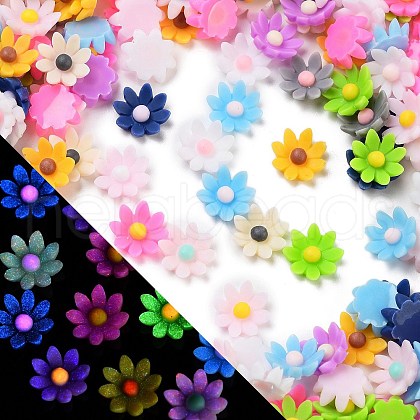 Luminous Resin Decoden Cabochons RESI-K036-30-1