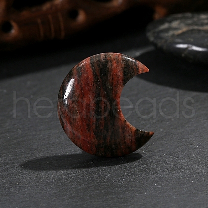 Mother's Day Gifts Natural Sesame Jasper Palm Stone Massager PW-WGEE13D-06-1