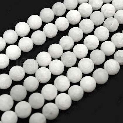 Natural Malaysia Jade Beads Strands G-A152-G-8mm-1