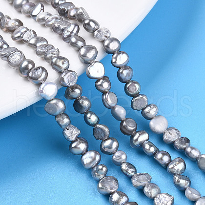 Natural Cultured Freshwater Pearl Beads Strands PEAR-N014-04I-01-1