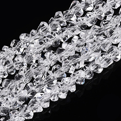 Transparent Glass Beads Strands GLAA-N018-4mm-09-1