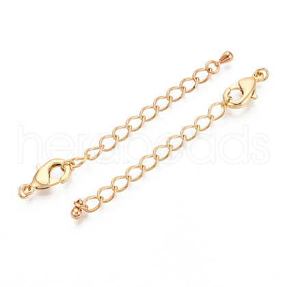 Brass Chain Extender KK-T074-61G-03-1