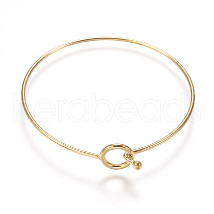 Ion Plating(IP) 304 Stainless Steel Bangle Making STAS-I081-02G-1