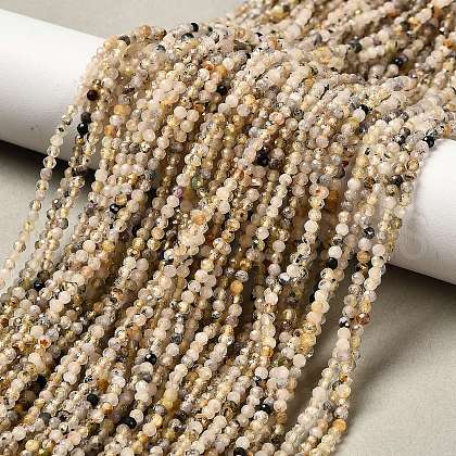 Natural Rutilated Quartz Beads Strands G-RM2025-09-2.5mm-1