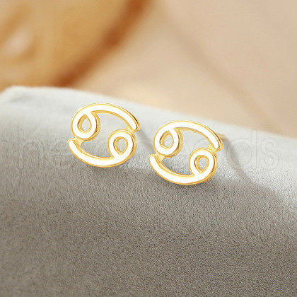 S925 Sterling Silver Stud Earrings WG164A3-16-1