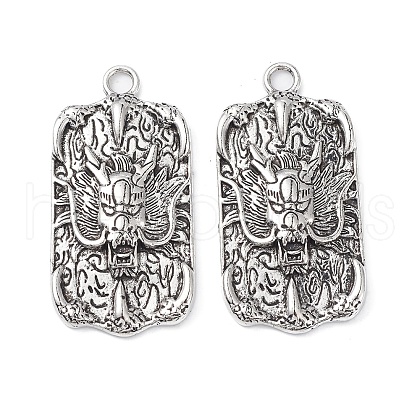 Alloy Pendants PALLOY-O107-13AS-1