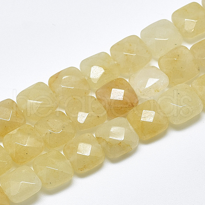 Natural Topaz Jade Beads Strands G-S357-D01-12-1