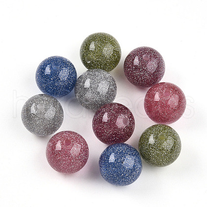Opaque Resin Beads X-RESI-N042-16mm-15-1