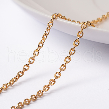 Ion Plating(IP) 304 Stainless Steel Cable Chains CHS-H007-33G-1