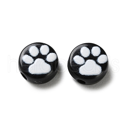 Opaque Acrylic Beads OACR-Z027-04B-01-1