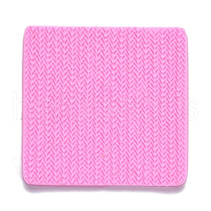 DIY Sweater Stitch Texture Food Grade Silicone Molds DIY-B034-01-1